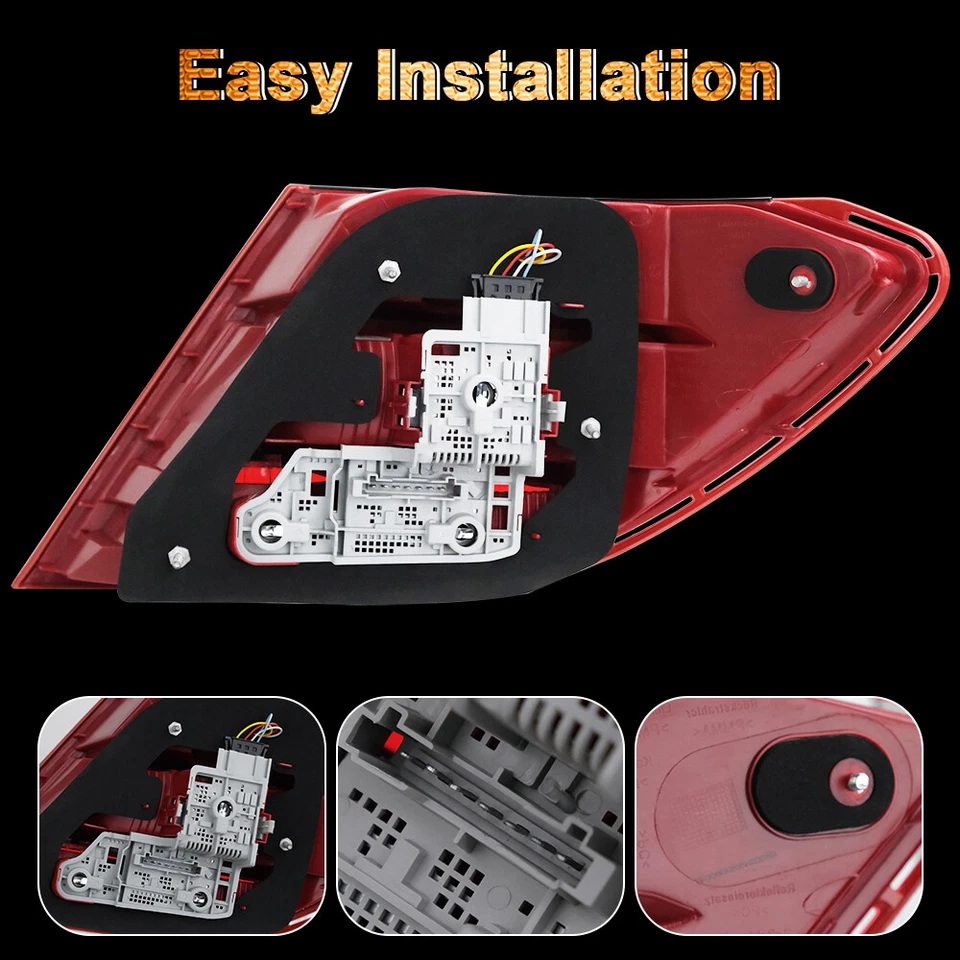 Left Driver LED Tail Light For Mercedes Benz 2011-2014 W204 C250 C350 C63 C300 Foto 3 de 4