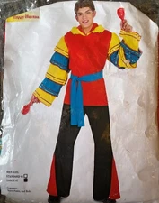 Colorful HAPPY HAVANA Men's Adult Play Costume Halloween Sz L 48 Chest