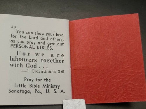Personal Bible Verses of Comfort Assurance Salvation Little Bible Ministry Sanat - Picture 4 of 6