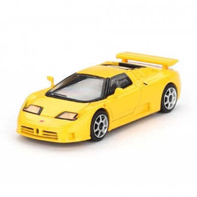 Mini GT 1:64 Diecast Model Car Bugatti EB110 Super Sport Giallo Bugatti Yellow