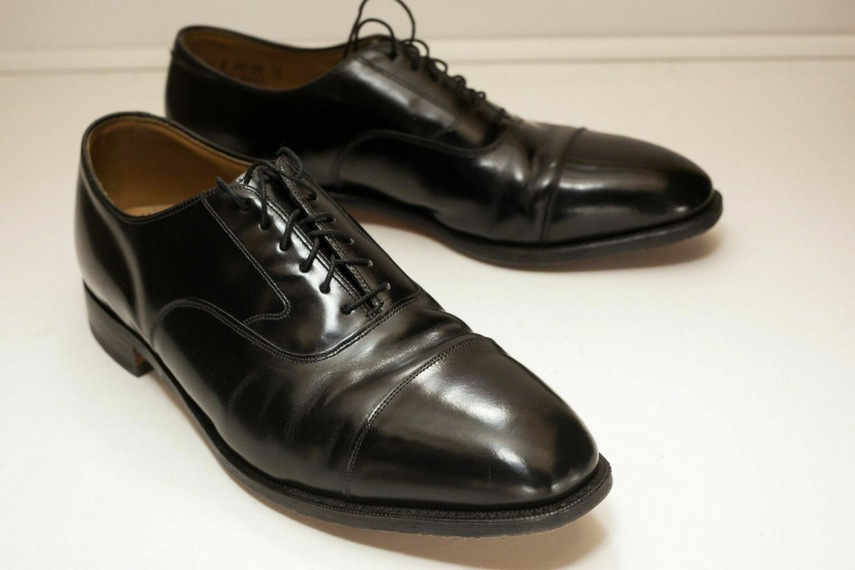 Johnston & Murphy 13 D/B Black Oxford Cap Toe | eBay