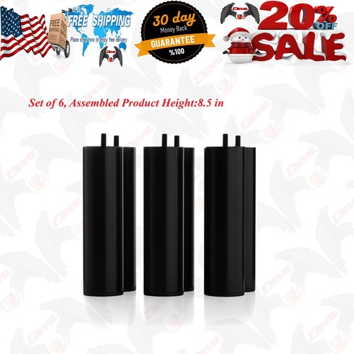 Adjustable&Bed Base Metal Legs, 8.5 inches, Set of 6 eBay