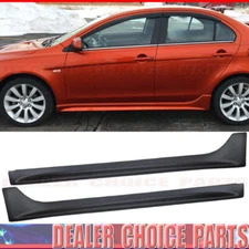 For 2008-2017 Mitsubishi Lancer OE Factory Style Add-On Side Skirts Body Kit