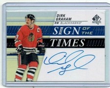 Dirk Graham 2019-20 Upper Deck SP Authentic Auto/Autograph Card