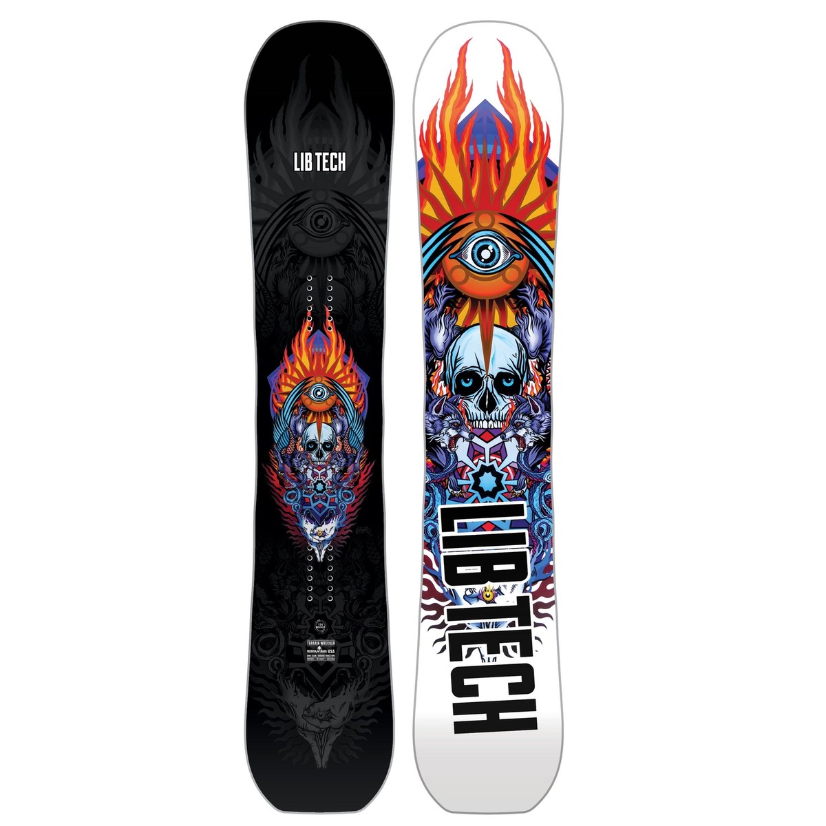 サ*ー様 Lib Tech Terrain Wrecker 154cm Lib Tech Terrain Wrecker Men's All-Mountain Snowboard, 154cm