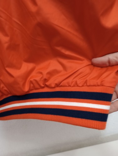 DENVER BRONCOS ORANGE & GRAY REVERSIBLE HOODIE JACKET - SIZE Large - Picture 9 of 16