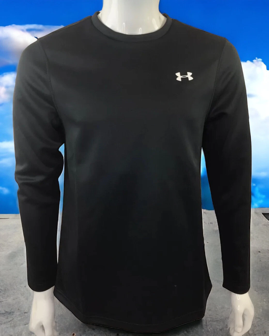 Under Armour UA Black Rival Fleece Team Shirt 1362873 Mens XL Fast Ship NEW