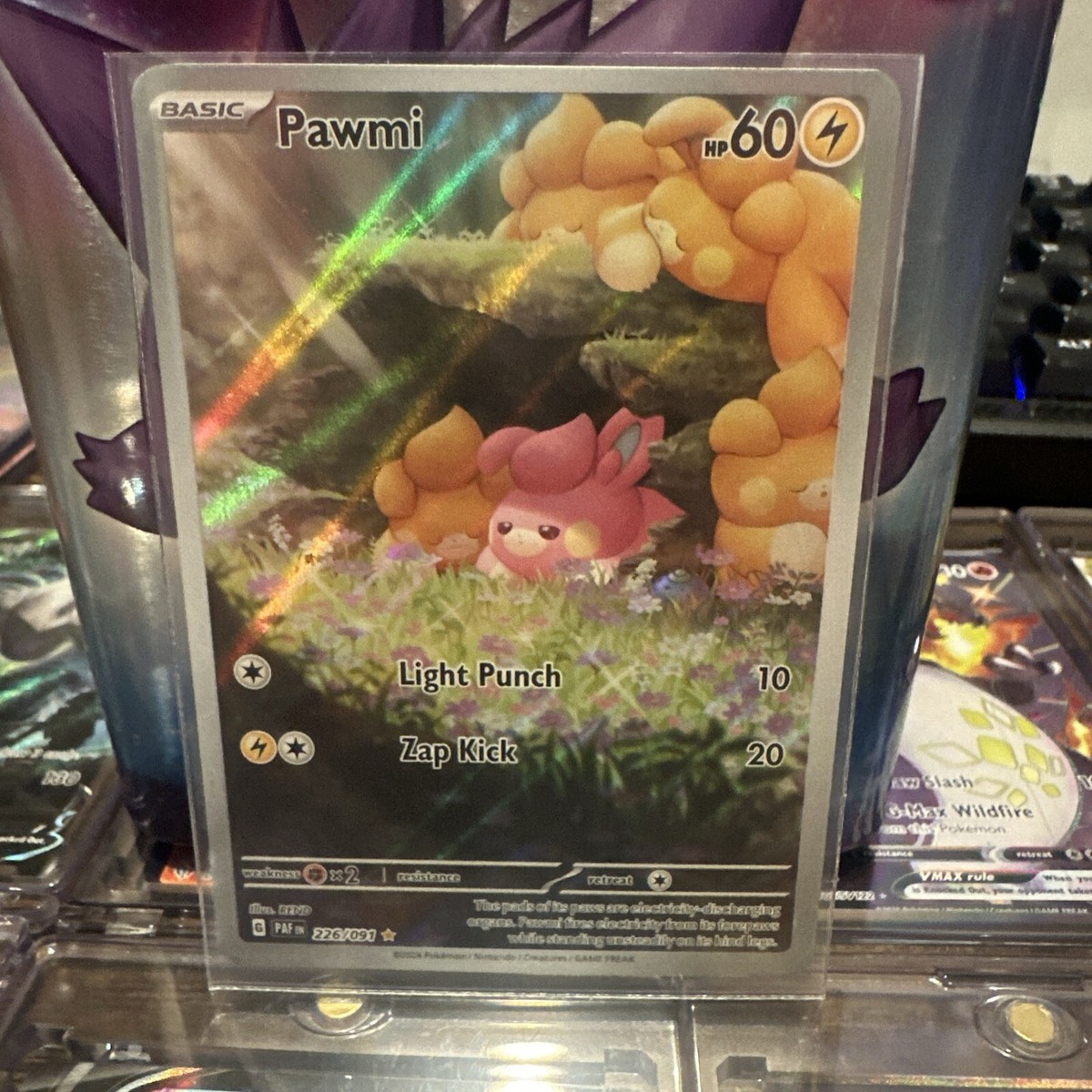 PAWMI 226/091 PALDEAN FATES POKEMON (ILLUSTRATION RARE, NM) | eBay