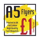 A5 Flyers Leaflets Printed Full Colour Flyer Leaflet Printing 150 gsm silk