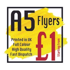 A5 Flyers Leaflets Printed Full Colour Flyer Leaflet Printing 150 gsm silk