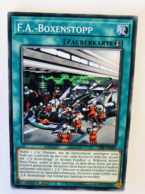 YU-GI-OH F.A.-Boxenstopp CIBR-DE089 Circuit Break 1. Auflage