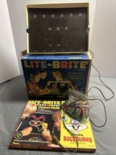Vintage Hasbro Lite-Brite With Bugs Bunny Picture Refill With 30 Pages Left