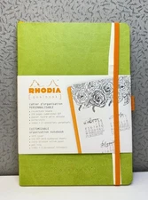 Rhodia Goalbook Journal, 120 Dotted Sheets, Anise Green
