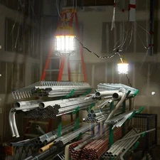 100W LED Pro Work Light Portable Construction Hanging 5K Set LOT BULK