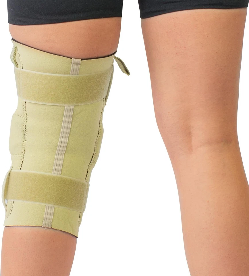 Freeman 氯丁橡胶缓冲铰边护膝(大号),开口胸花,马蹄铁  — 第 3/3 张图片