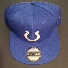 New Era Indianapolis Colts NFL Snapback Hat Cap, One Size, Blue/White