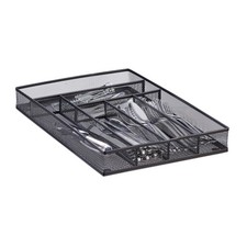 Besteckkasten Metallgeflecht groß Schubladen...