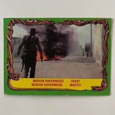 1981 O-Pee-Chee Raiders of the Lost Ark #39 Marion Ravenwood… dead?
