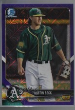 2018 Bowman Chrome Prospects Mega Box Purple Mojo Refractor /250 Austin Beck 0f8