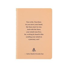 Hobonichi Techo Fireside Chat Note B7 7mm Ruled 80 Pages Notebook