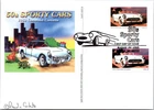 Dr Jim Stamps Fdc Panda Cachets 4X6 Card 1953 Chevrolet Corvette 50S Sporty Car
