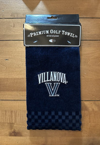 Villanova Golf Towel, Navy Brand New