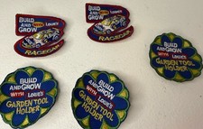 LOT of 5 Lowe's Build n Grow Patches Preowned But Unused
