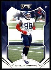 Jeffery Simmons 2021 Panini Playoff #73 Tennessee Titans NFL READ FREE SHIPPING