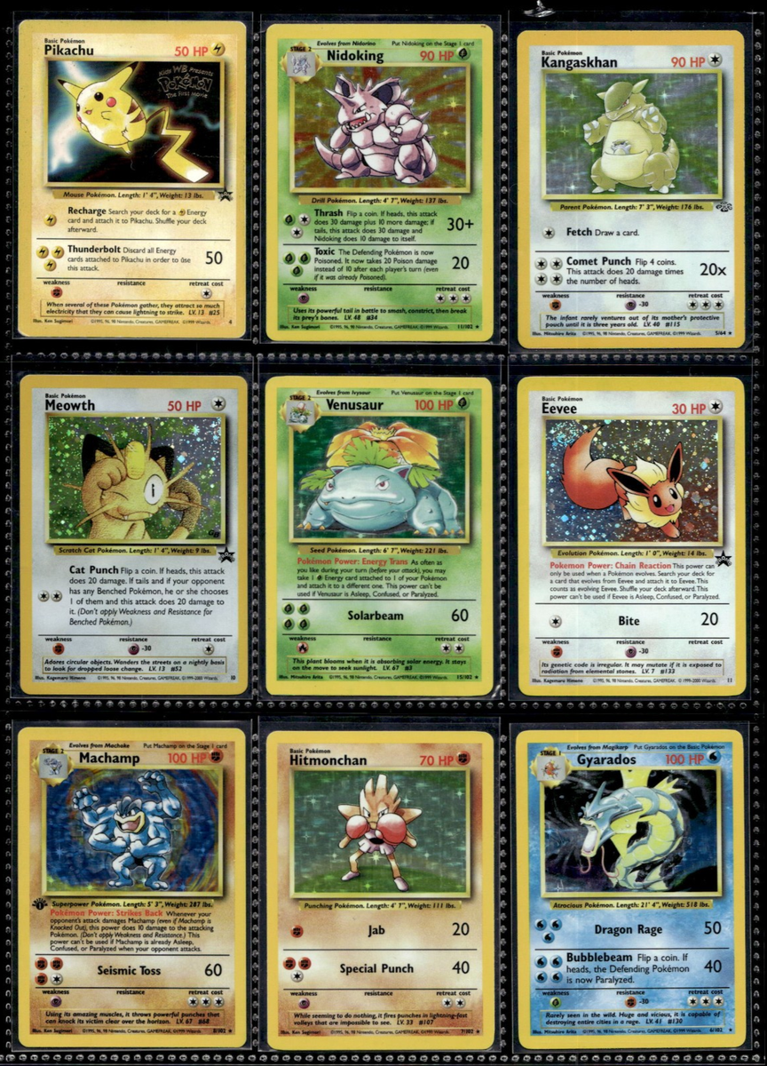 ポケモンカードゲーム Pokemon Card Collection Binder Base set Vtg Pokemon Card Collection Lot Base Set 1st Edition Promo Binder