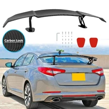 For Kia Optima K5 55.5" GT Wing Car Rear Trunk Racing Spoiler Lip Carbon Look