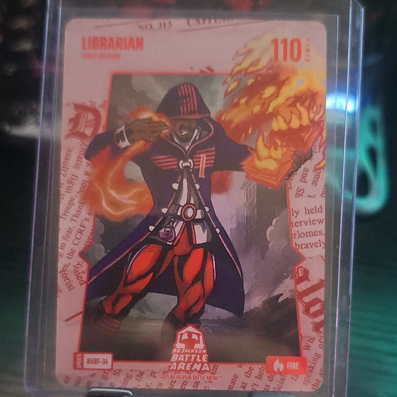Bo Jackson Battle Arena First Edition Fire Librarian 110 2025