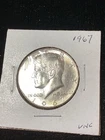 1967 Silver 40% Kennedy Half BU For Collection Or Birth Year Gift In Photos!