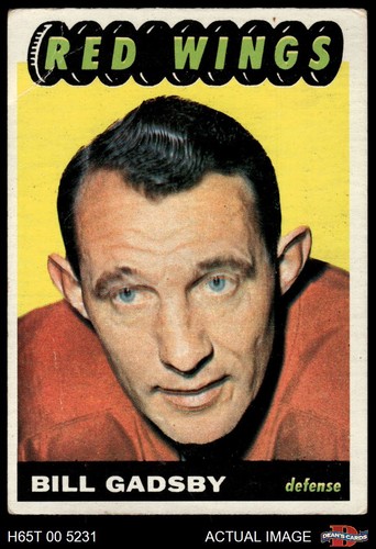Bill Gadsby #44 1965 Topps card