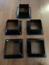 5 Pcs 4x4 Post Base Brackets Heavy Duty for Standard Wood Post Anchor