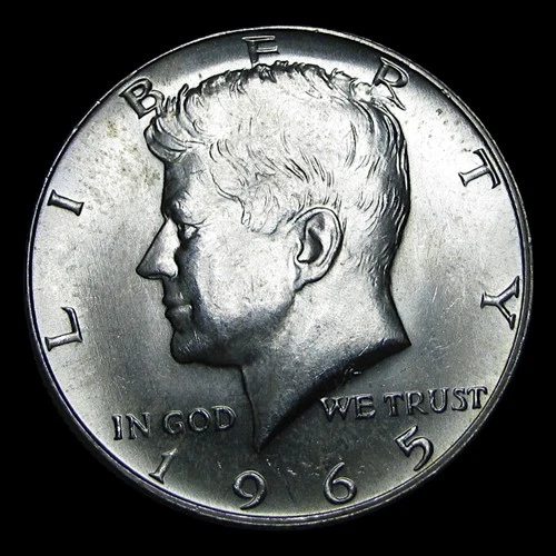 1965 40% Silver Kennedy Half Dollar ---- Gem BU Coin ---- #PP699