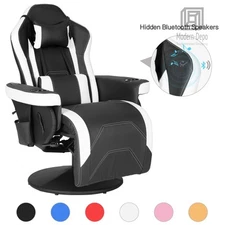 Bluetooth Speakers Gaming Chair Ergonomic Swivel Massage Racing Computer Seats