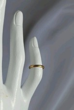 10K Solid Yellow Gold Baby Or Child's Ring By A  Z Size 1.5