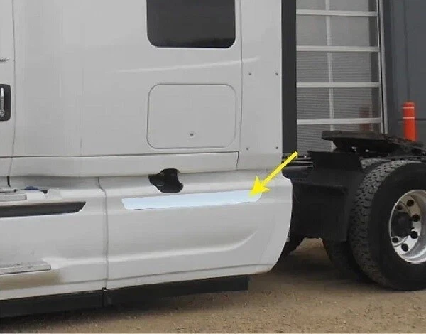 International Prostar Side Fairing Trim Stainless Steel Pair set - Image 2 of 3