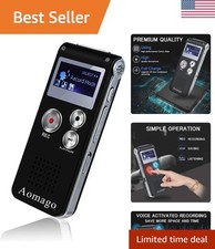 64GB Digital Voice Recorder Voice Activated Recorder for Lectures, Meetings, ...