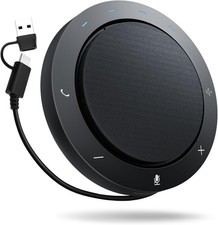 Bluetooth Speakerphone for Conference Calls   AI Noise Reduction, 2 Mics, 5W 45