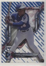 2018 High Tek Pattern 1 Waves/Diagonals Blue Rainbow Foil Hank Aaron HOF 06wx