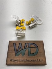 Stainless Steel 1/4  Ball Valve PN40 600 CWP Lot Of 3