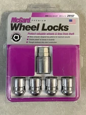 McGard Wheel Locks Key Set of 4 M12x1.5 24157 New Dual Hex Key Protect Tires