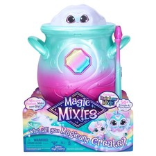 Magic Mixies Magical Misting Cauldron with Interactive 8 inch Rainbow Plush Toy