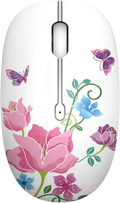 M101 Wireless Mouse Cute Silent Computer Mice with USB Receiver, 2.4G Optical Wi