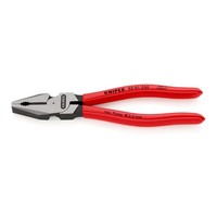 Knipex 02 01 200 Kraft-Kombizange Mit Kunststoff üBerzogen Schwarz Atramentiert