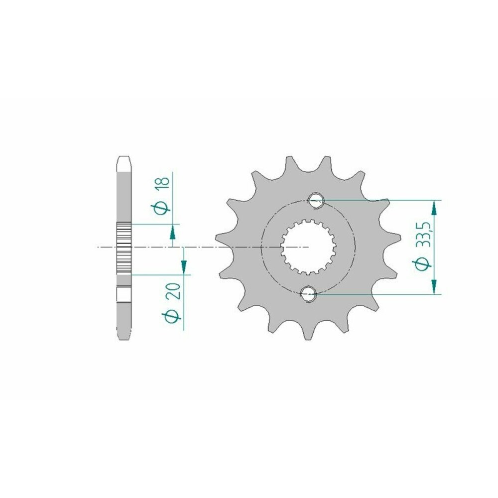 Free Shipping Piñon Afam Steel Standard 20211-Step 420 For Motorcycle Parts
