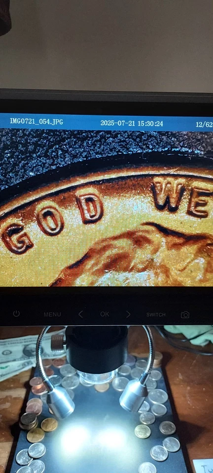 ¡Centavo de trigo Lincoln S 1955 doble matriz anverso!!muy limpio"DDO-001 DD001 BU L5 Foto 4 de 4