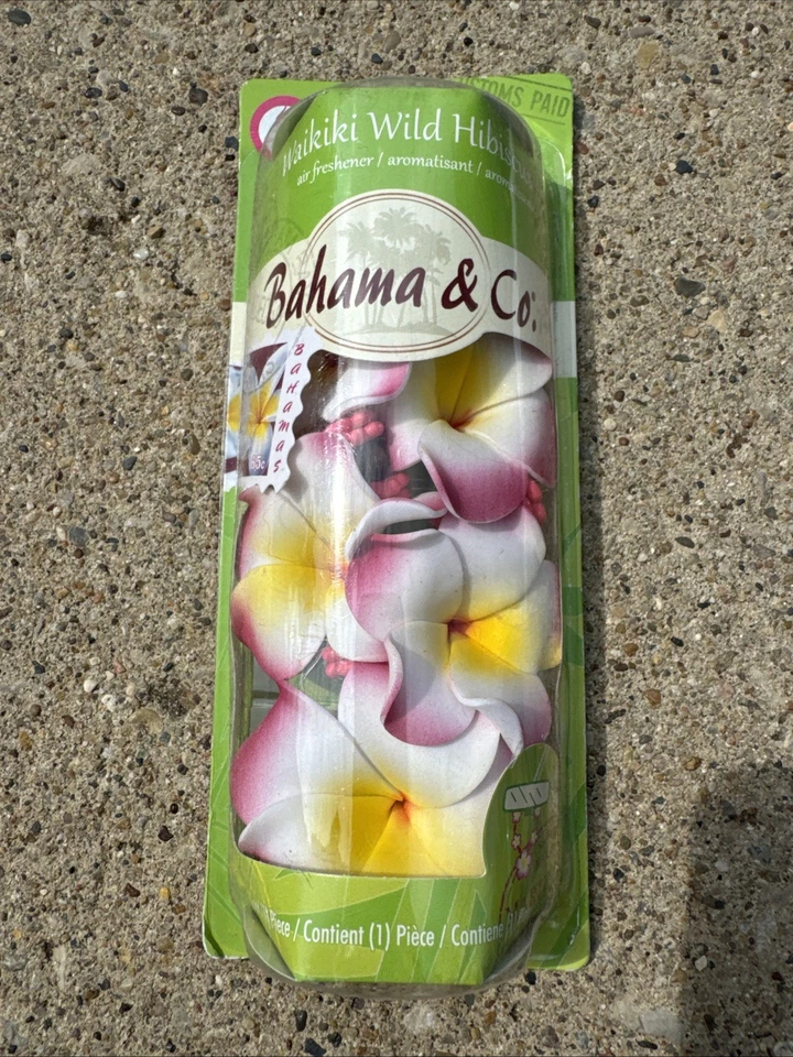 Bahama & Co Aruba Hibisco Salvaje Floral Lei Collar Hogar/Coche Ambientador Foto 2 de 4