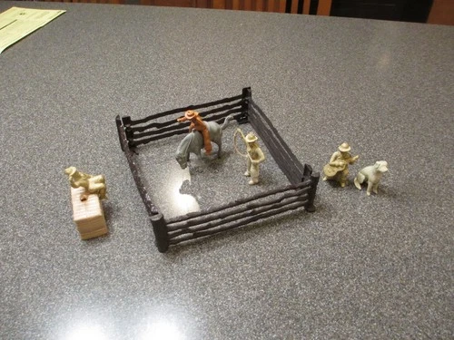 VINTAGE MARX BAR M RANCH CHUBBY COWBOYS & MORE